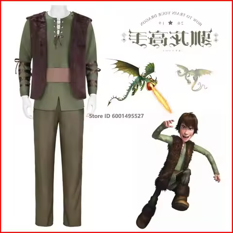How To Train Your Dragon Hiccup Armor Costume Glow Scale Viking Set Night Fury Halloween Father Son 