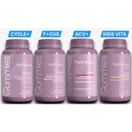 FARMASi Nutriplus Gummies | ACV+ | F+CUS | Cycle+ | Kids+ Vita Complex | 60 Gummies