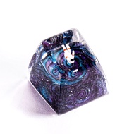 Astronaut Resin Artisan Keycap, Galaxy Spacebar Keycaps, Interstellar Cutsom Keycaps, Cherry MX Keyc
