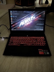 技嘉Gigabyte高階i7-8750/16G/獨顯GTX1060 6G/1TB+512GB/15.6吋螢幕 電競遊戲筆電