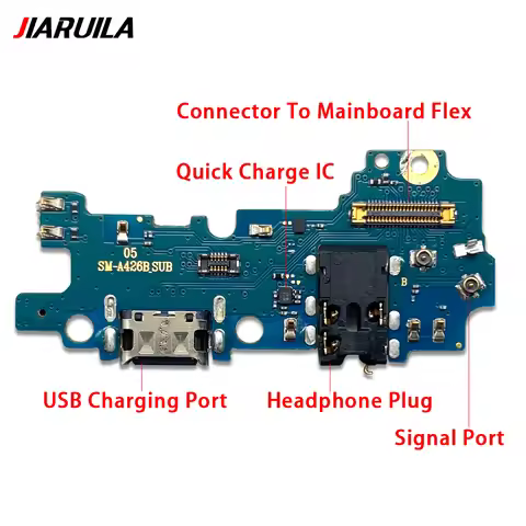 USB Dock Connector Charging Port Flex Cable For Samsung A22 A32 A42 4G 5G A225F A226 A325F A336 Char