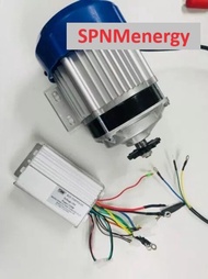 มอเตอร์ดีซีบัสเลส+กล่องควบคุม DC motor brushless มอเตอร์ไร้แปลงถ่าน 24V/ 48V 350W/ 500W/ 750W/ 1500W ขายโดย SPNMenergy