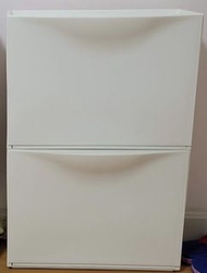 IKEA TRONES White Shoe Cabinet and Storage Unit