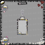 G-D G-D Kwon Ji-Dragon Cartoon Card Photo Frame Kwon Ji-Dragon Card Holder Keychain Aidou Photocard 