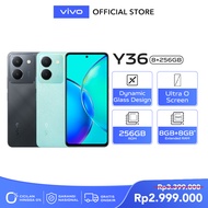 vivo Y36 (8/256) - Dynamic Glass Design, RAM 8GB+8GB Extended, 44W FlashCharge+5000mAh, NFC Multifunctions, 50MP Camera