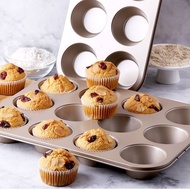 //连大号马芬蛋糕模具烤箱家用烘焙工具马芬杯麦芬烤盘不粘//Large size Muffin cake mold oven for home use73xb4lbc31.my20250417