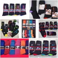 New 3 pairs / 6pairs Long socks Makapal Asstd deign
