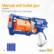 Children's soft bullet toy gun/pistol manik original/boy PUBG shooting revolver gun suction cup toy gun for kids