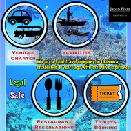 🅹🅿🇯🇵 Japan Okinawa Vehicle Charter  Airport Shuttle Water Activities Ticket Booking