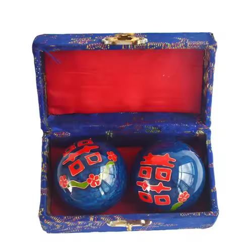 Feng Shui Baoding Chinese Health Exercise Stress Relief Balls 4.8cm F1115