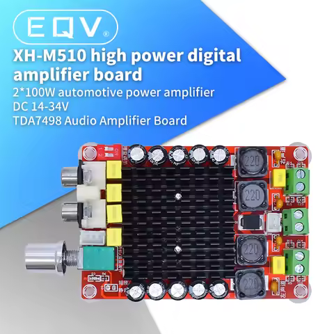 Smart Electronics TDA7498 DC14-34V Amplifier Board Of Class D 2X100W Dual Channel Audio Stereo Ampli