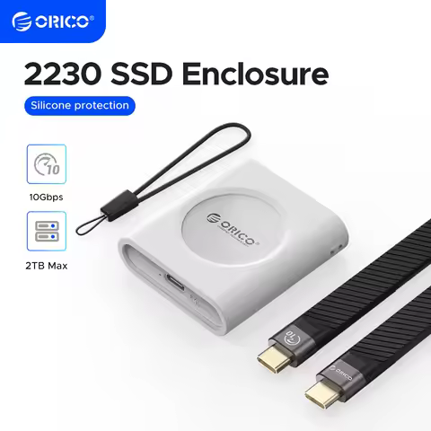 ORICO M.2 2230 NVMe SSD Enclosure USB C 3.2 Gen 2 Type-C 10Gbps to NVMe PCI-E Adapter Aluminum Exter