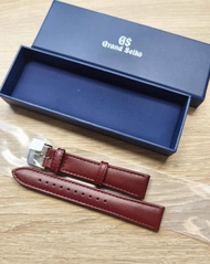 Grand Seiko GS 冠藍獅皮革錶帶(内尺寸~19mm &日本產)(想找絕版/特別版/限量版瑞士，德國，意大利，美國，日本手錶可以到本網店查詢)