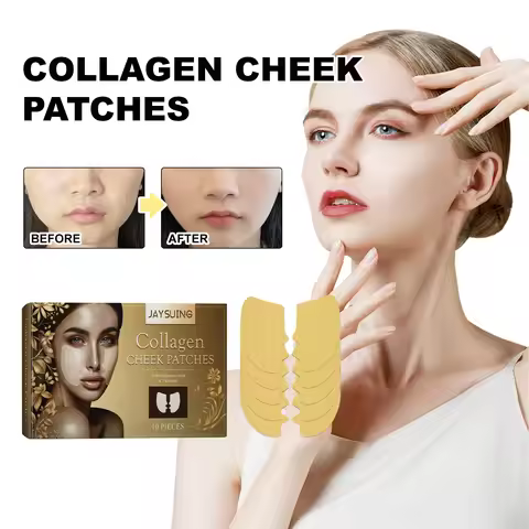 JAYSUING Collagen Cheek Patches Anti-Smile Line Lifting Firming Facial Skin Fade Fine Lines Marionet