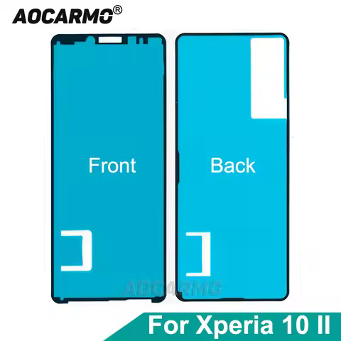 Aocarmo For Sony Xperia 10 II X10ii XQ-AU51 XQ-AU52 SO-41A SOV43 Front LCD Screen Sticker Tape Glue 