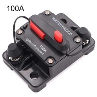 50/60/100A Circuit Breaker Fuse Reset 12V-24V Circuit Breaker Waterproof Fuse 12V-24V DC Mobil
