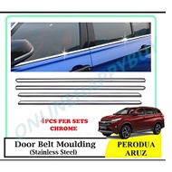 Perodua Aruz Window Trim Chrome Lining / Door Belt Moulding