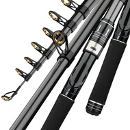 GHOTDA Mini Sea Fishing Rod 1.5/1.8/2.1/2.4m Open Length Portable Spinning Lure Fishing Rod Travel P