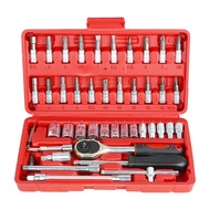 CR-V 46PCS SOCKET WRENCH SET 1/4′′ Block 46 Sockets/SET