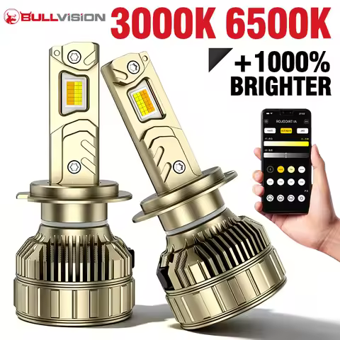 H7 H4 Led Canbus 3000K 4300K 6500K Color H3 H1 H8 H9 H11 9005 HB3 9006 HB4 9012 HIR2 Car Headlight B