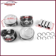 G4KJ 2.4 Engine Pistons Rings Set 230402G500 234102G500 For Kia Optima Sorento Hyundai Sonata 2.4L 2