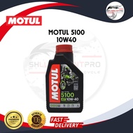 MOTUL 5100 Semi 10W40 10W-40 [ READY STOCK] 100% Original Minyak Hitam Motul