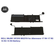 9NJM1 09NJM1 Battery Dell Alienware 17 R4 R5 15 R3 R4 P31E P69F MG2YH 0MG2YH 01D82 0546FF 44T2R HF25
