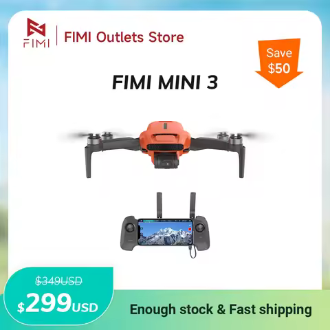 FIMI MINI 3 AI Super Night Video Drone with 4k professional camera 1/2 inch stacked CMOS sensor unde