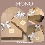 Kraft Gift Box, KRAFT Gift Wrapping, MONO ACCESSORIES Gift Box size 19x15x5cm