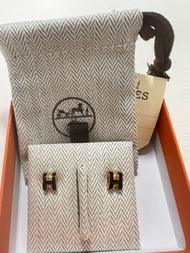 Hermes earrings 耳環（黑金）