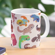 Ceramic Mug | Gift | Gift | Hampers | Gecko Mug - bright Coffee Mug