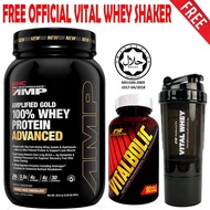 Vitalbolic Muscle Growth Activator 90 Tablets 45 Servings (Orange) + GNC Pro Performance Amplified G