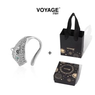 ZHENGZHAO | VOYAGE Diamond Embedded Leopard Head Ear Bone Clip Women's No Piercing Unique Design 