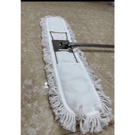 Dust mop, wet mop, dry mop for home, factory, hospital use 90cm - retractable cotton rag