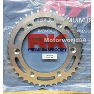BELAKANG SPROCKET REAR KTM DUKE 690 / 790 / 890 ADVENTURE RK 6 HOLE 520 RK KTM DUKE690 DUKE790 DUKE8