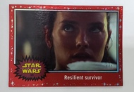 2016 Topps Star Wars The Force Awakens Rey 1 of 1