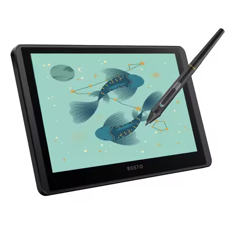 12HD-A LCD Graphics Drawing Tablet Monitor 11.6 Inch Size 1366x768 Display 8192 Pressure Level Passi