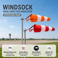 Windsock Wind Direction Indicator 1M Wind Pocket Airport Helipad K3 Project Reflective Waterproof