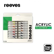 Reeves Acrylic Color Paint Tube Set Acrylic Paint