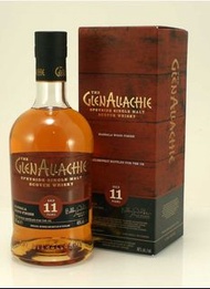 👍舊版 GlenAllachie😊GlenAllachie 11 Years Port Wood Single Malt Whisky - Alc. 48% /格蘭愛樂奇11年波特桶單一純麥威士忌 - 700ml