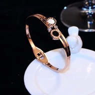 Gelang Tangan Wanita Titanium Asli / Gelang Wanita Asli Ori Import / Gelang Wanita Bahan Titanium As