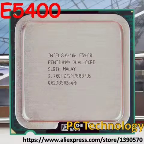 Origina Intel Pentium E5400 Dual Core CPU processor 2.70GHz 2M 800MHz 45nm Free shipping ship out wi