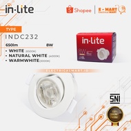 Inlite LED Spotlight 8W Downlight Lamp 8 W INDC232 8Watt Kyanite Downlight Lampu LED