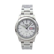 Seiko Men's 5 (Japan Made) Automatic Silver Stainless Steel Band Watch SNKE49J1