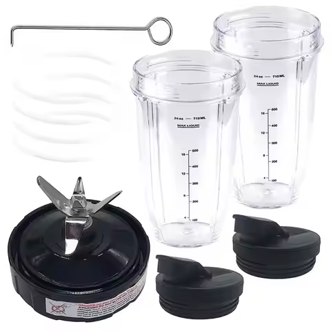 [B25B!】 7In1 Set Replacement Blender Replacement Parts For 900W/1000W Nutri Ninja Pro BL451 30/BL455