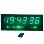 นาฬิกาดิจิตอล แถมอะแดปเตอร์(JH6826) 68.5x26x3cm นาฬิกา ตั้งโต๊ะ LED DIGITAL CLOCK นาฬิกาแขวน นาฬิกาต