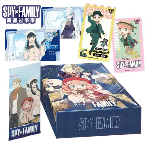 Wholesale SPY×FAMILY Card For Child Daily Comedy Anime Damian Desmond Anya Forger Limited Game Colle