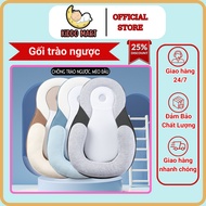 Kiddo Mart Baby Pillow Anti-Reflux Pillow Good Absorbent Fabric Safe For Baby