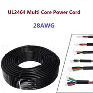 UL2464 Multi-Core Power Cord Tinned Copper Electronic Wire 28AWG Signal Sheathed Wire -3/5/10 meters