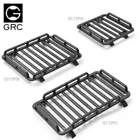GRC 1/10 Multifunctional Roof Platform Luggage Rack for RC Crawler TRX4 Defender Bronco SCX10 JK RC4